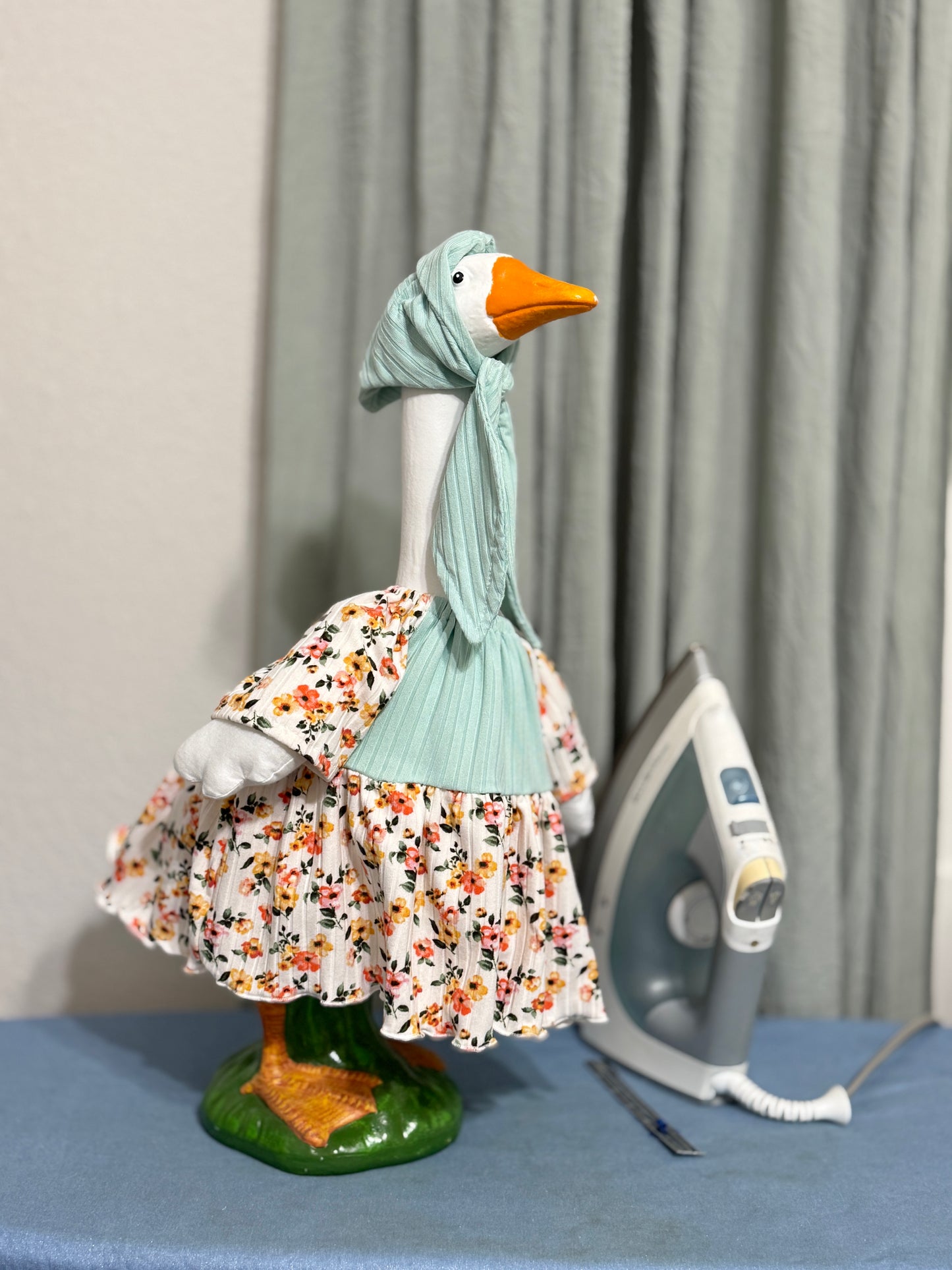 21" Goose Knit Summer Dress and Headscarf