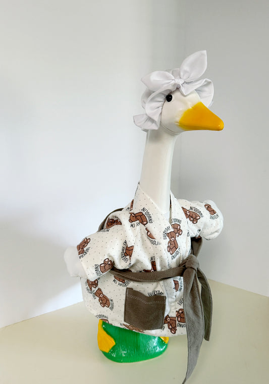 28"Goose Bathrobe and Cap - Digital Sewing Pattern