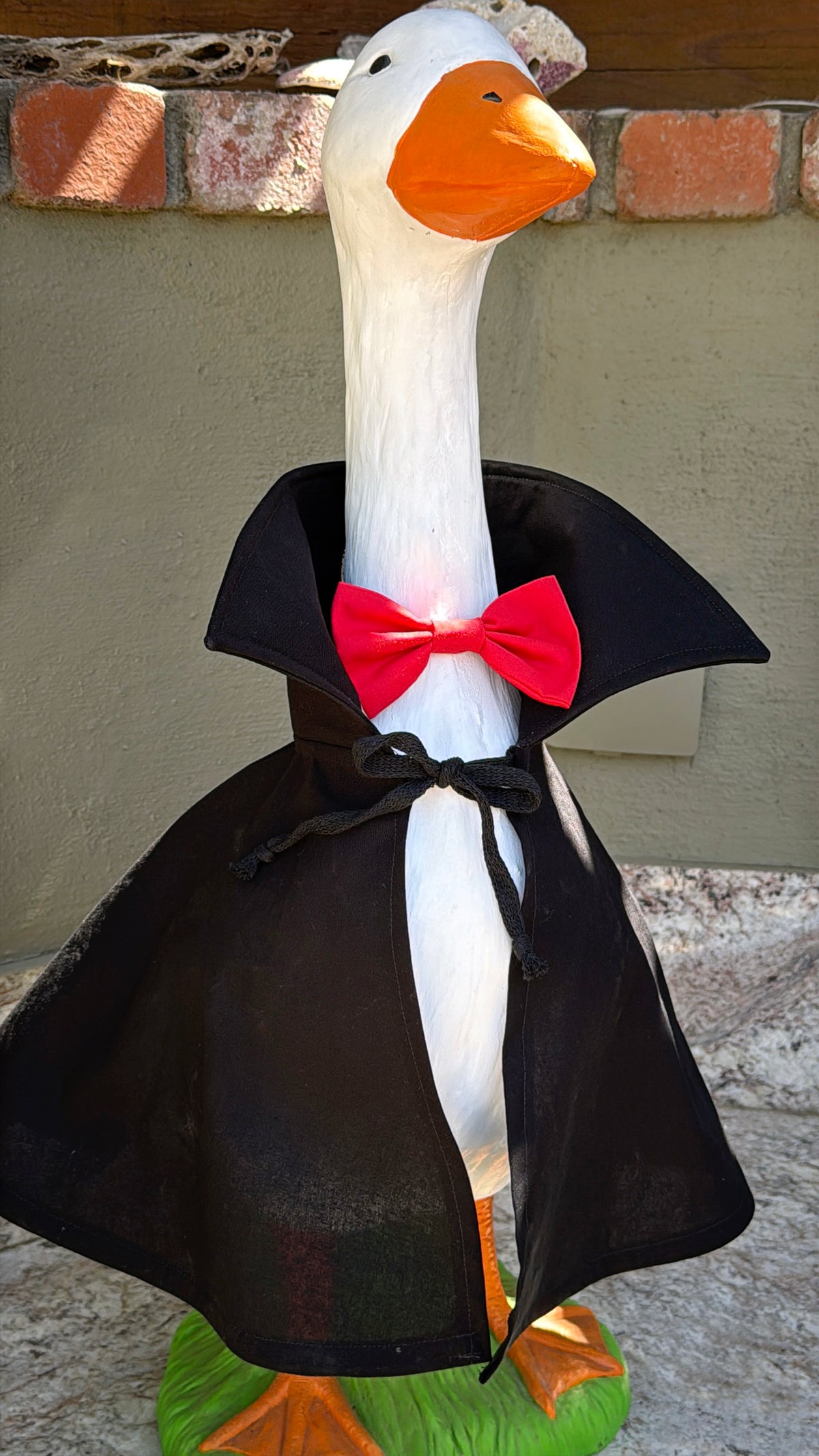 28" Porch Goose Dracula Costume Cape & Bow Tie - Digital Sewing Pattern