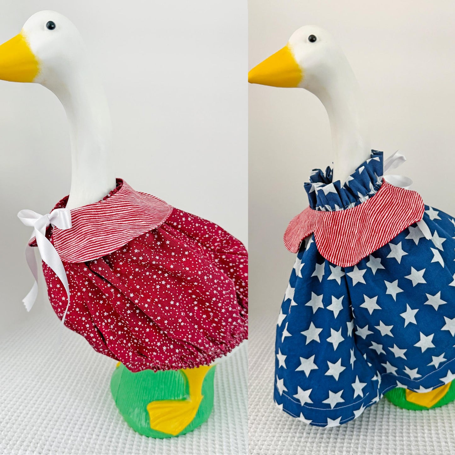17 Inch Porch Goose (baby goose) Frocks & Collars. Digital Sewing Pattern BUNDLE