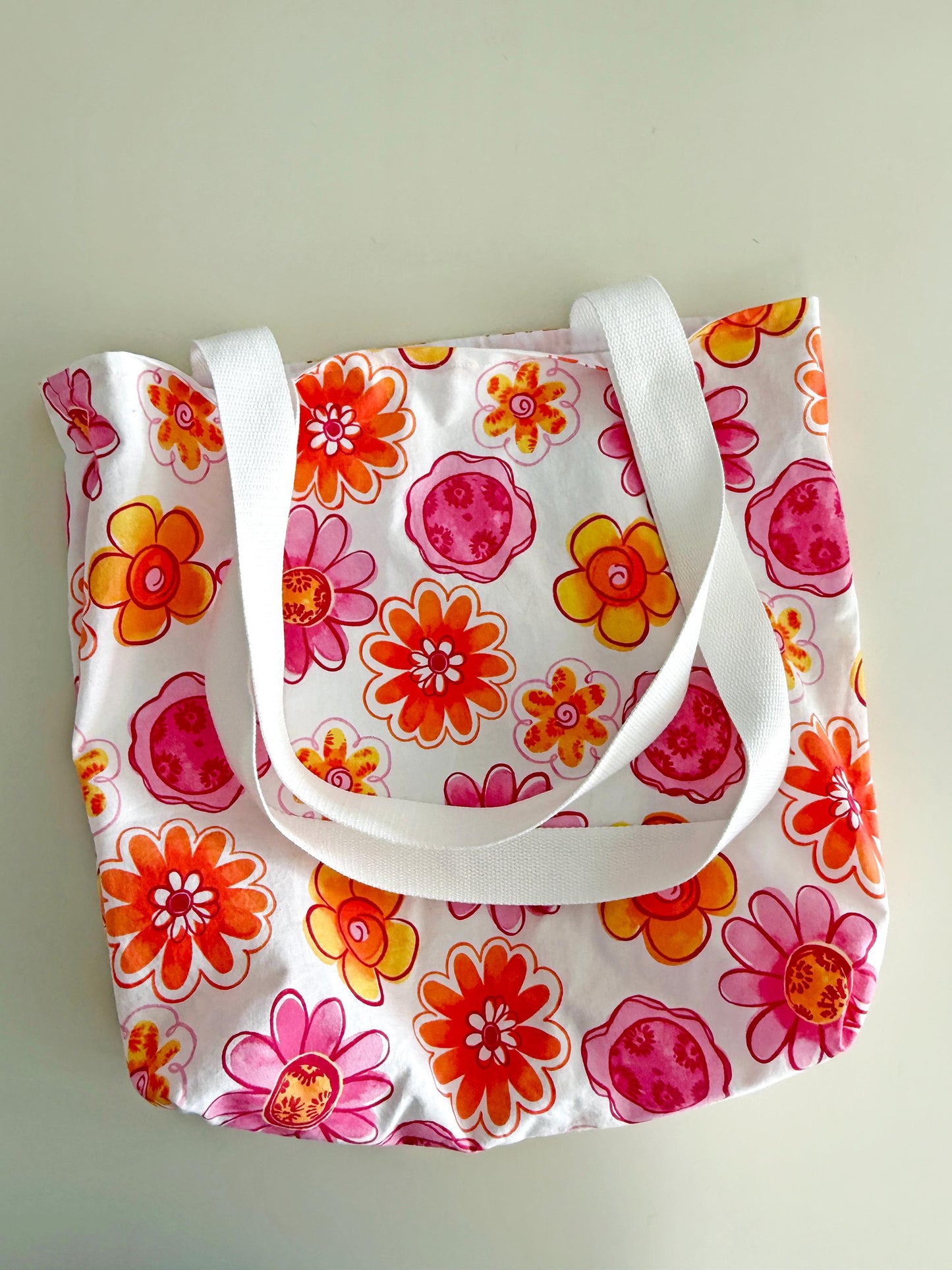 Tote Bag -Beginner Sewing Pattern - Digital PDF - two sizes