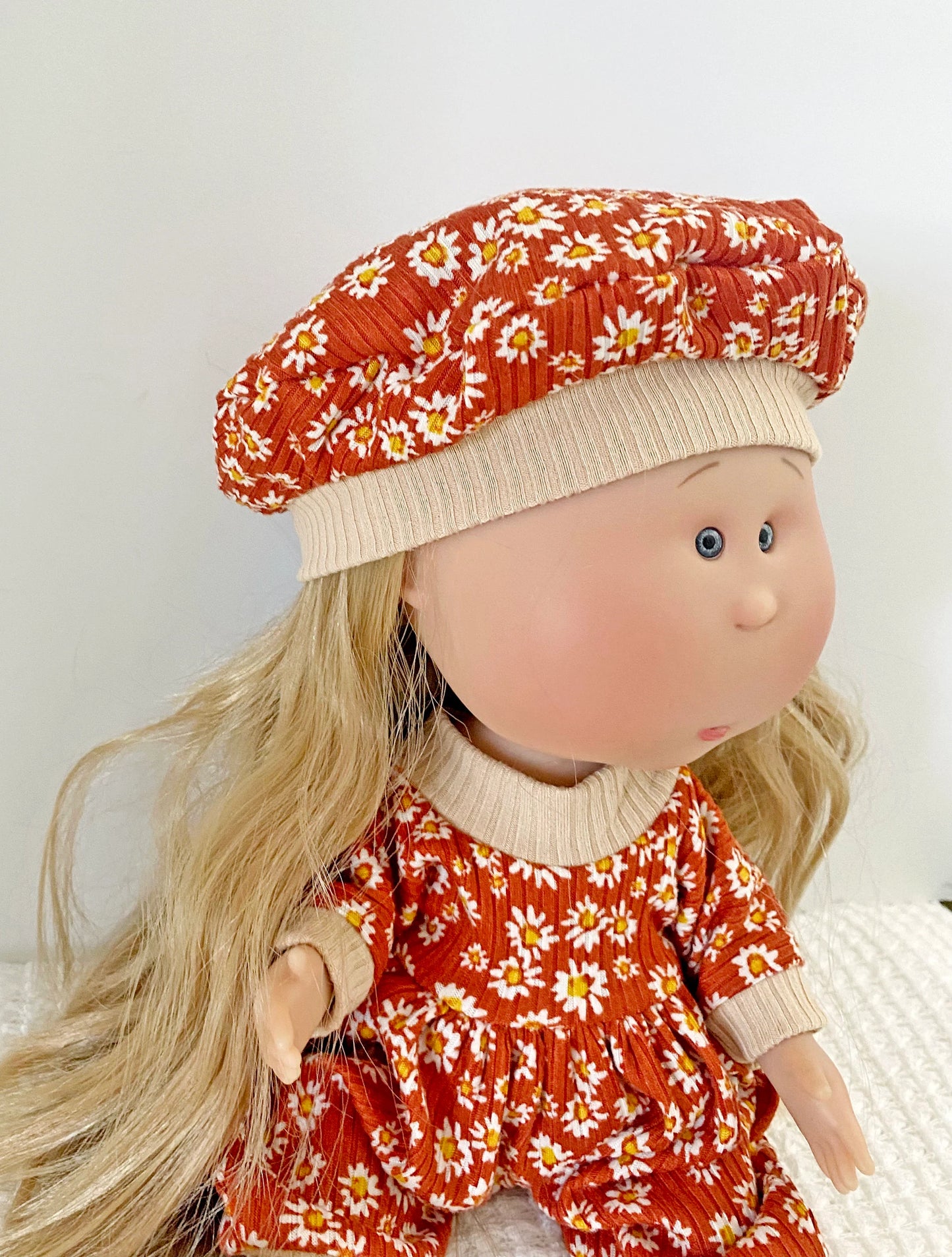 Mia/Mio Doll - Bubble Romper; tank, shorties, pants long sleeve PLUS Beret & Beanie Hat F Sewing Pattern Nine's D'Onil