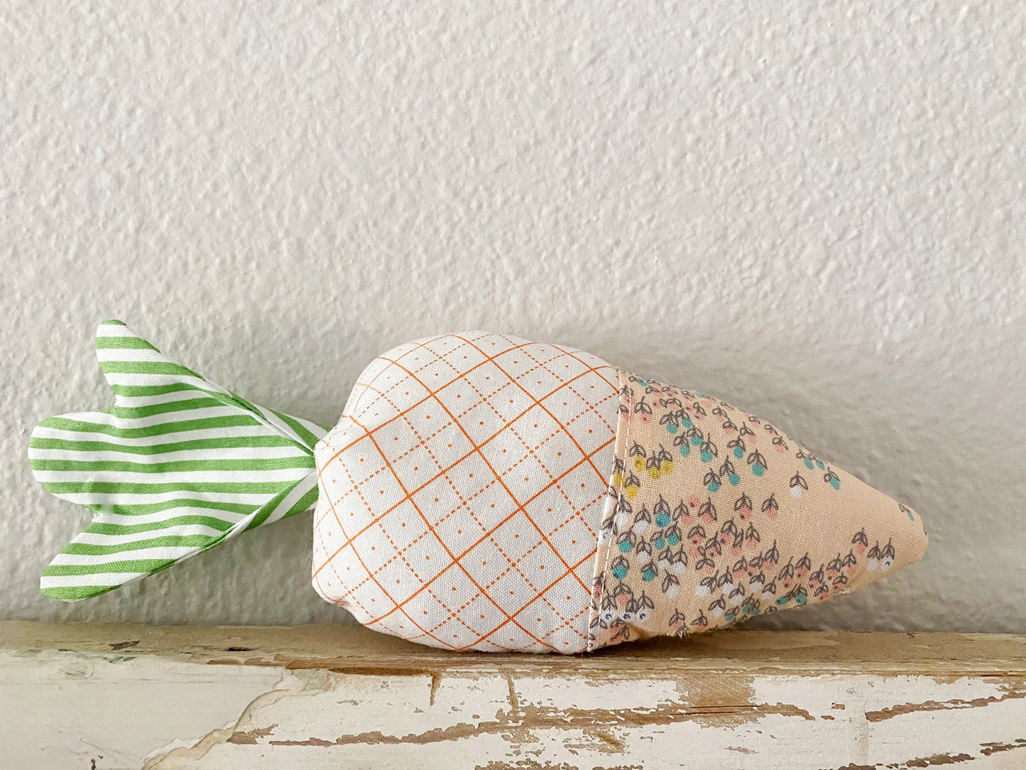 Fabric Carrot - Easter Gift Basket or Decor - Digital Sewing Pattern