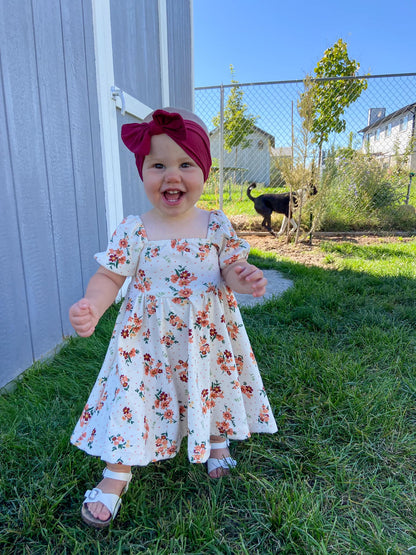 Angel Dress - Square Neck, twirly Knit Dress - Digital PDF Sewing Pattern