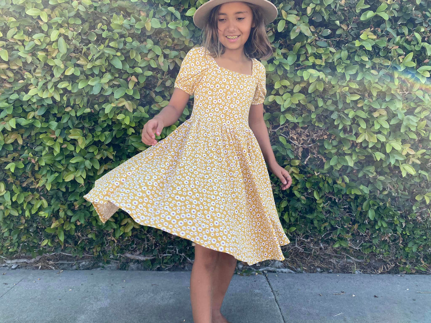 Angel Dress - Square Neck, twirly Knit Dress - Digital PDF Sewing Pattern