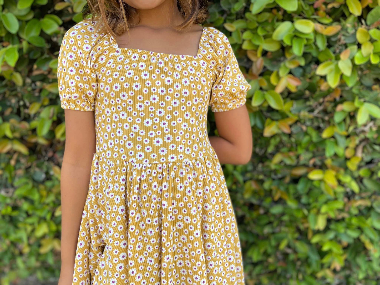 Angel Dress - Square Neck, twirly Knit Dress - Digital PDF Sewing Pattern