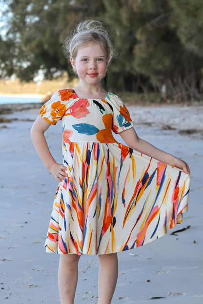 Angel Dress - Square Neck, twirly Knit Dress - Digital PDF Sewing Pattern