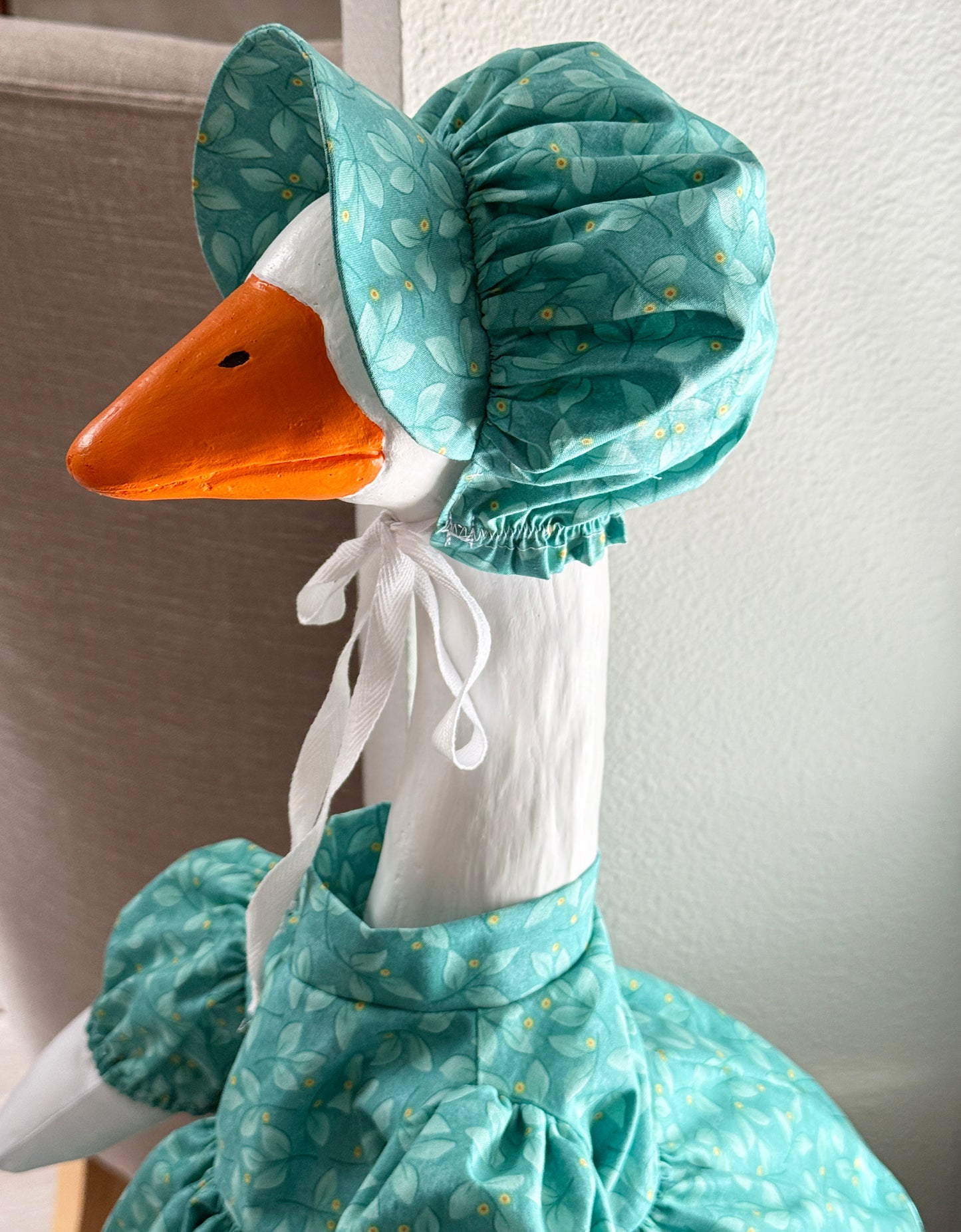 28" Goose Dress and Bonnet - wings sold separately