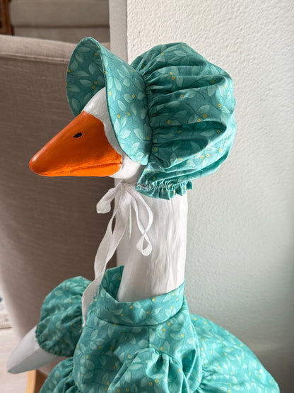 28 Inch Porch Goose Dress, Bonnet and Wings. Digital Sewing Pattern