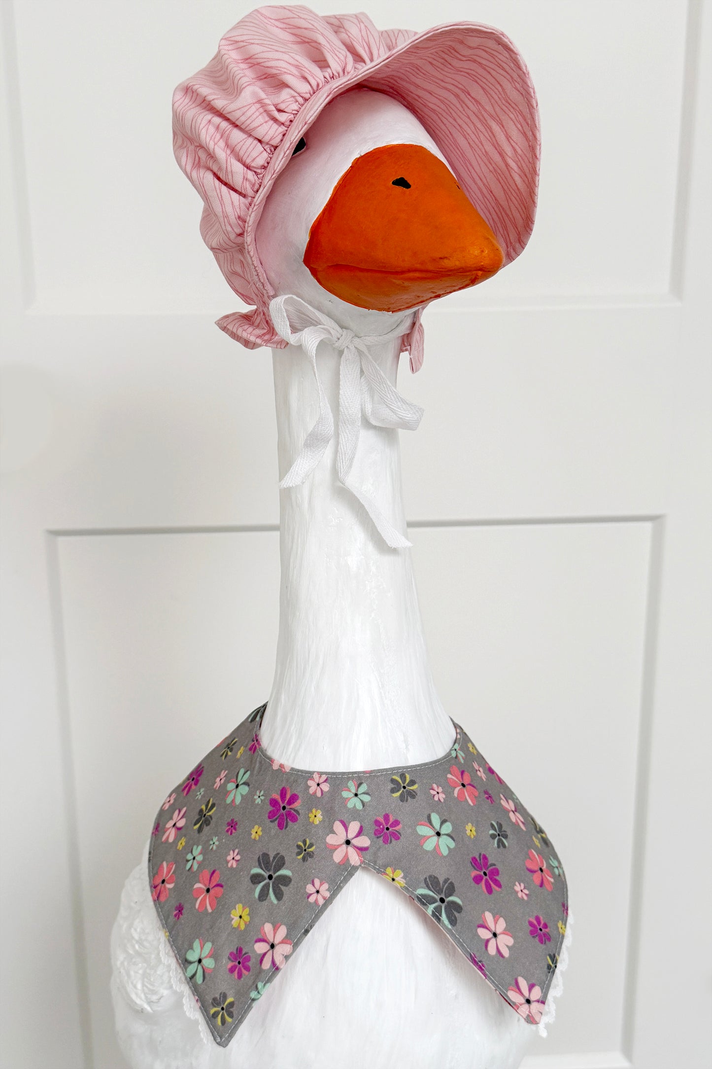 28" Goose Collar and Bonnet - Worn 2 ways and reversible