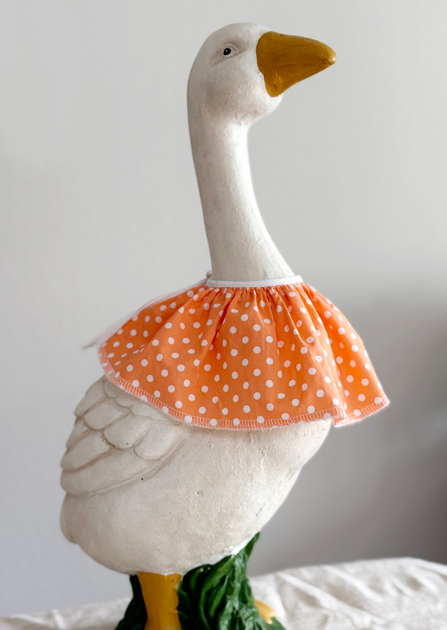 Make a Ruffled Collar to fit any Size Goose