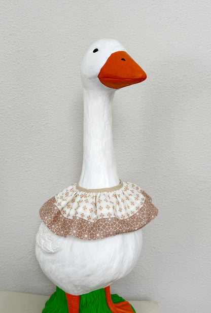 Make a Ruffled Collar to fit any Size Goose