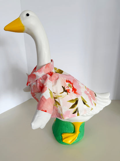 17" Goose Tropical Flower Shirt