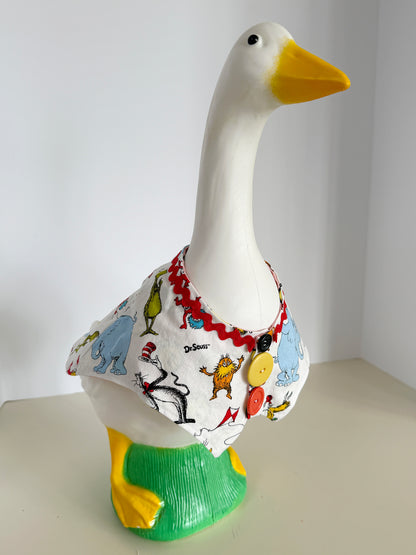 17" Goose Reversible Vest - Dr Seuss and Smiley Face