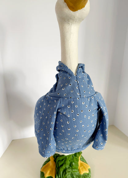 23" Goose Blue Dot Hoodie
