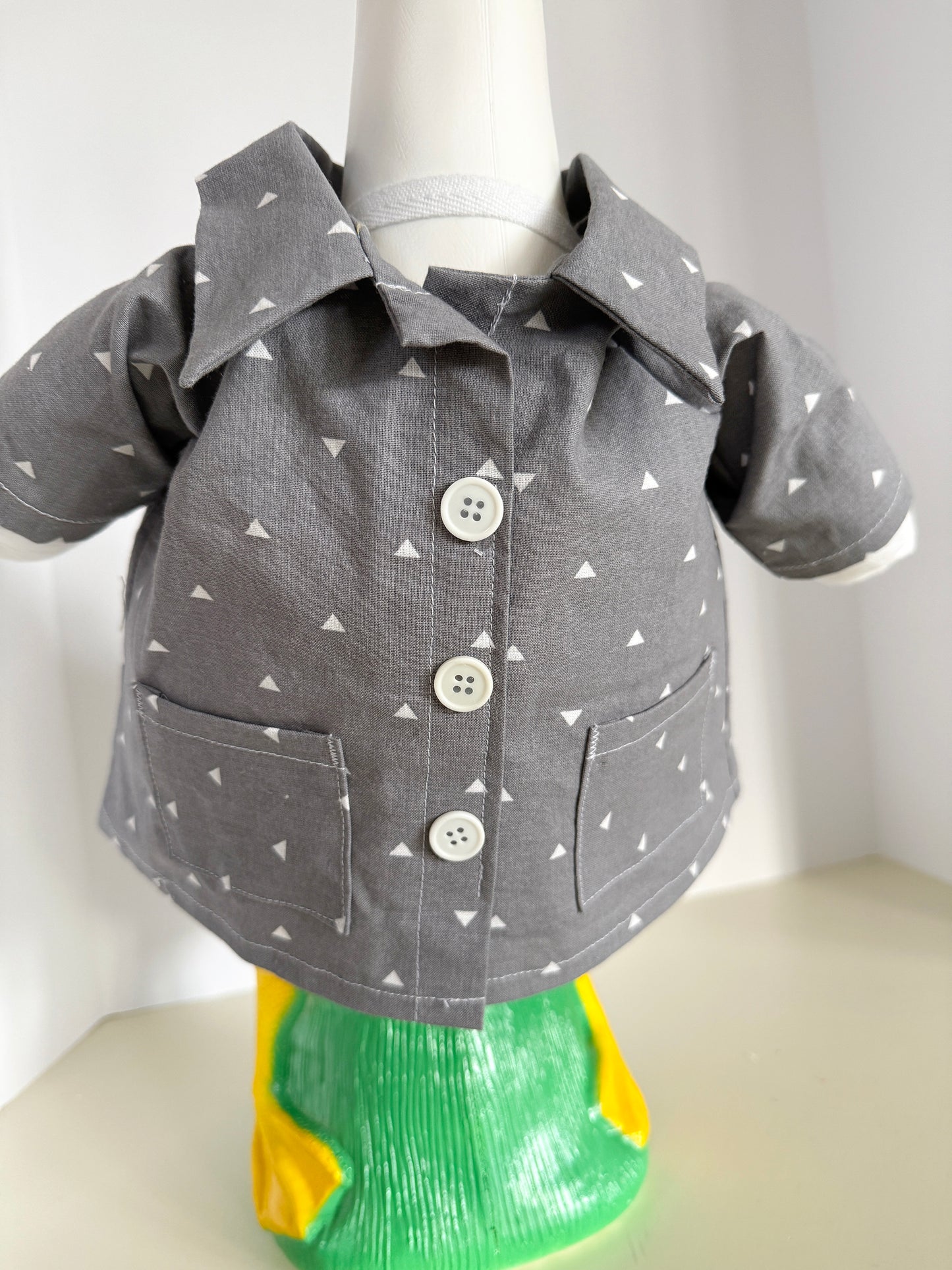 23" Goose Grey Collared Shirt