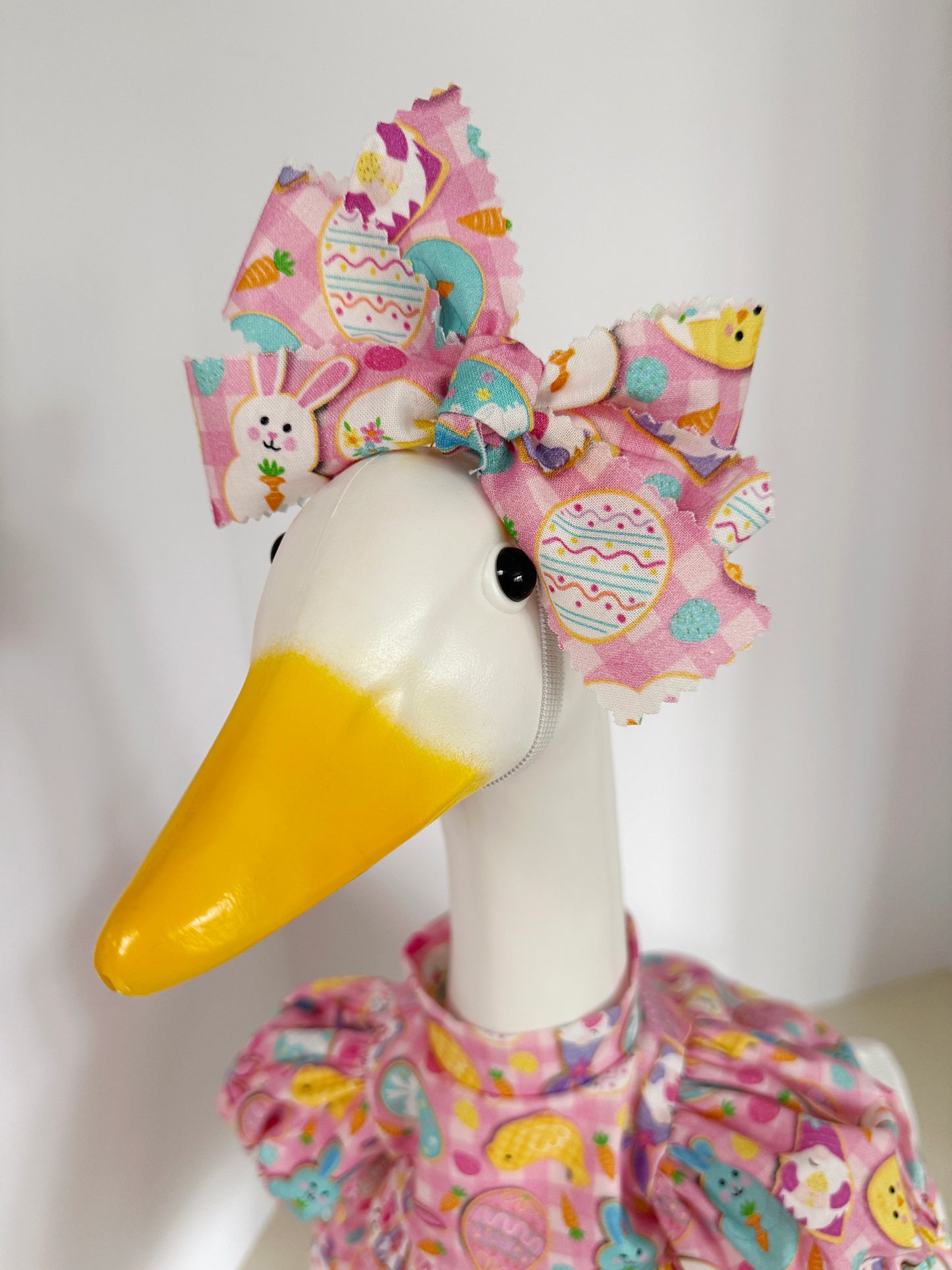 23" Goose Easter Bunny Dress and Bonnet