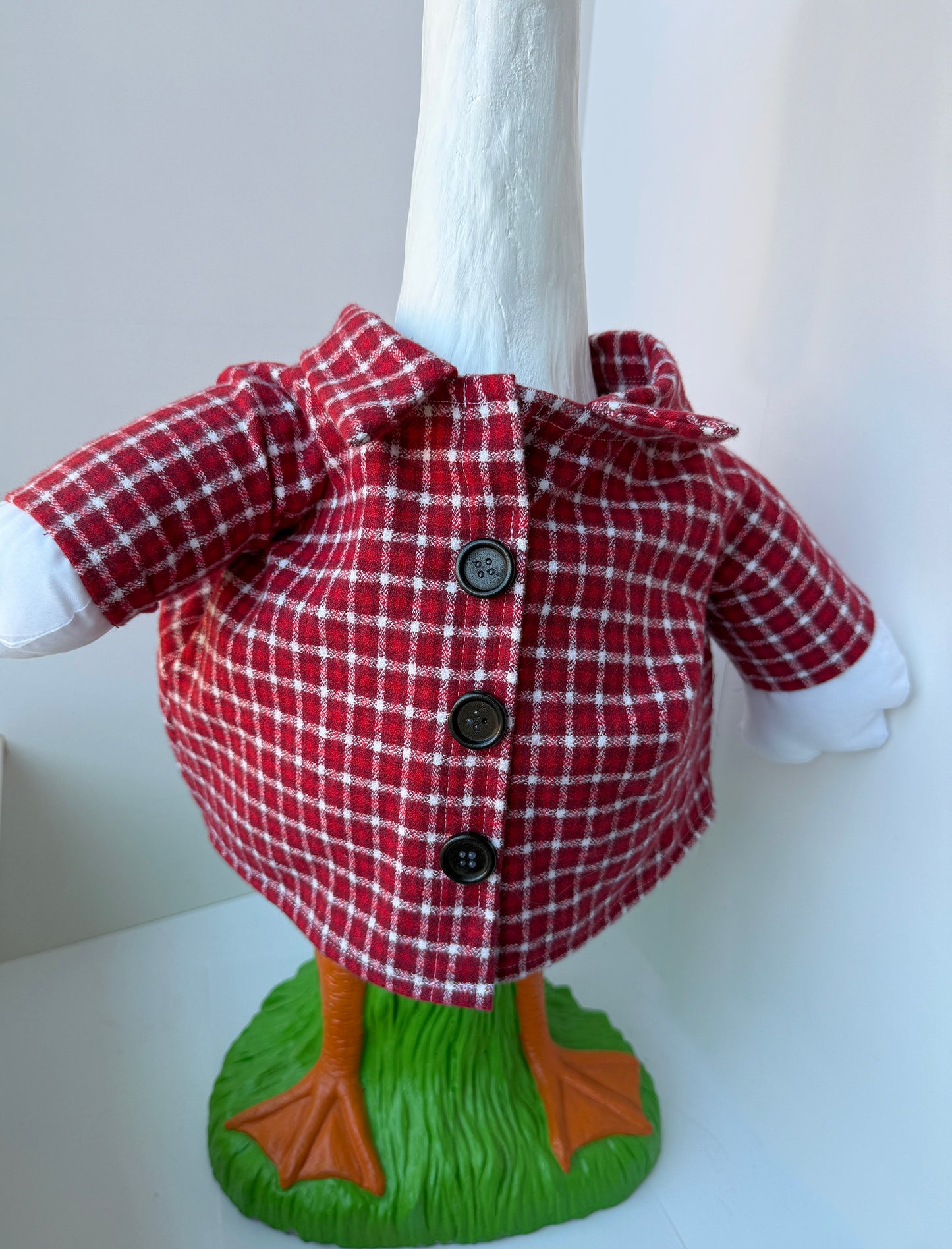 28" Goose Red Plaid Flannel shirt