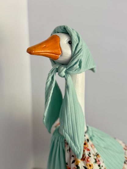 21" Goose Knit Summer Dress and Headscarf