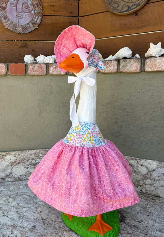 28 inch Daisy Goose Dress & Bonnet PAPER pattern