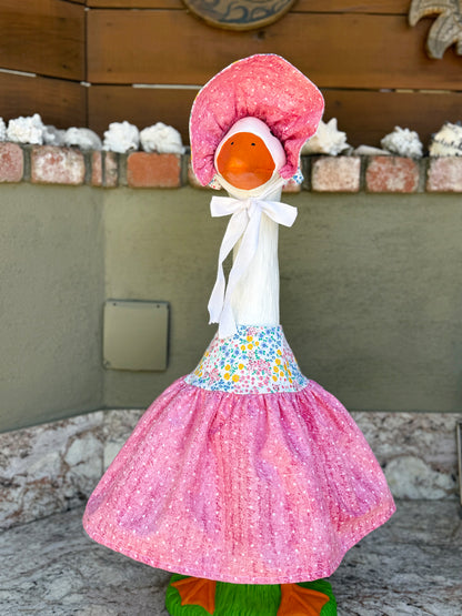 28" Daisy Goose Dress and Bonnet - Digital Sewing Pattern