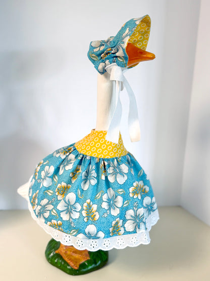 17" Daisy Goose Dress and Bonnet - Digital Sewing Pattern