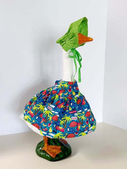 17" Daisy Goose Dress and Bonnet - Digital Sewing Pattern