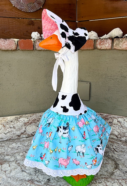 28" Daisy Goose Dress and Bonnet - Digital Sewing Pattern