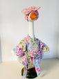23" pink flannel bathrobe Porch Goose