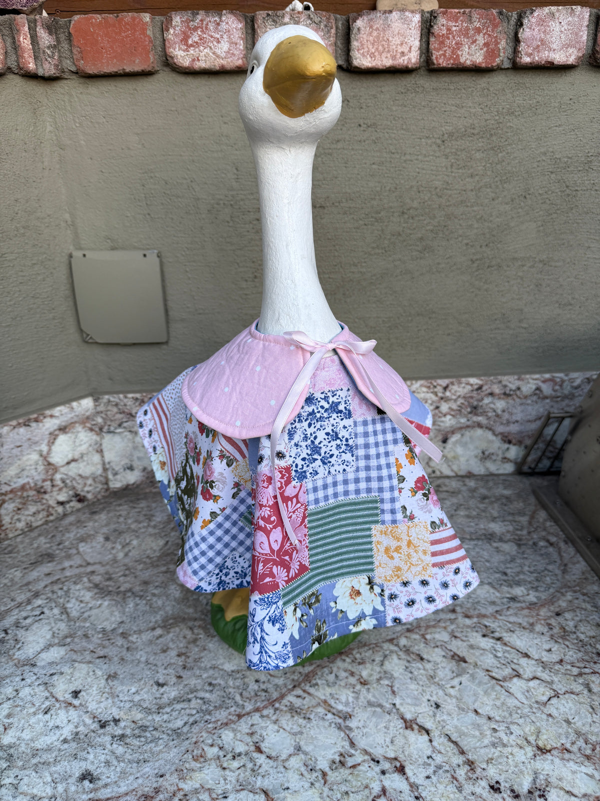 23" Porch Goose Basic Dress and Collar - Digital Sewing Pattern