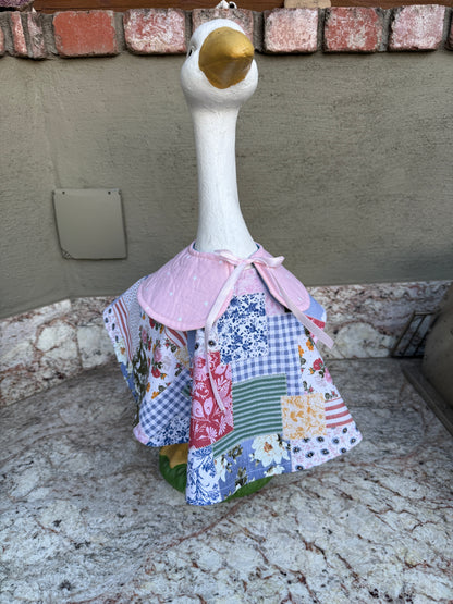 23" Porch Goose Basic Dress and Collar - Digital Sewing Pattern