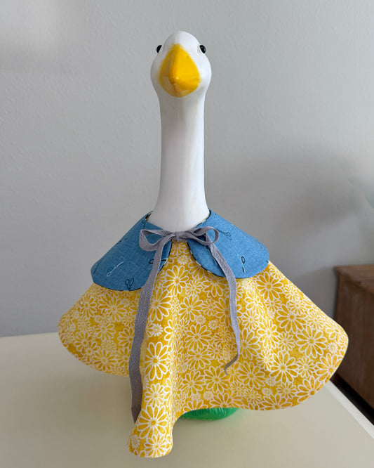 17-21" Porch Goose Basic Dress and Collar - Digital Sewing Pattern