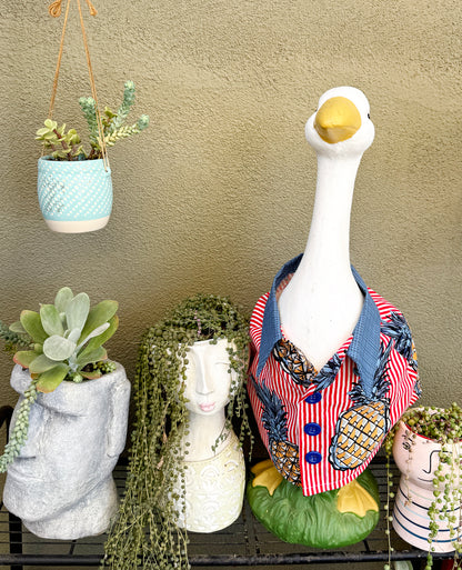 23" Pineapple print basic Shirt Porch Goose