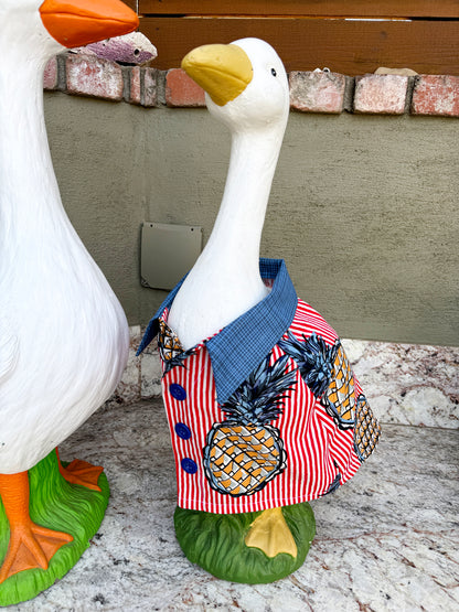 23" Pineapple print basic Shirt Porch Goose