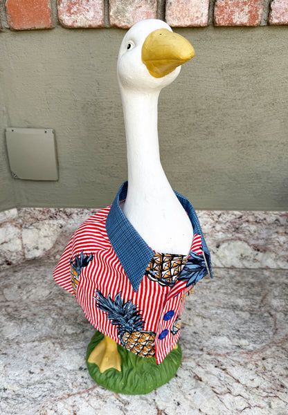 23" Pineapple print basic Shirt Porch Goose