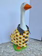 28” Sunflower collared shirt - porch goose