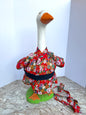 28” Kimono robe with tie - porch goose