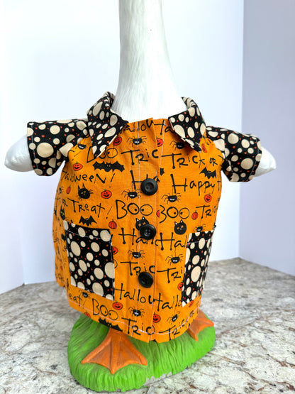 28”  Halloween print- porch goose