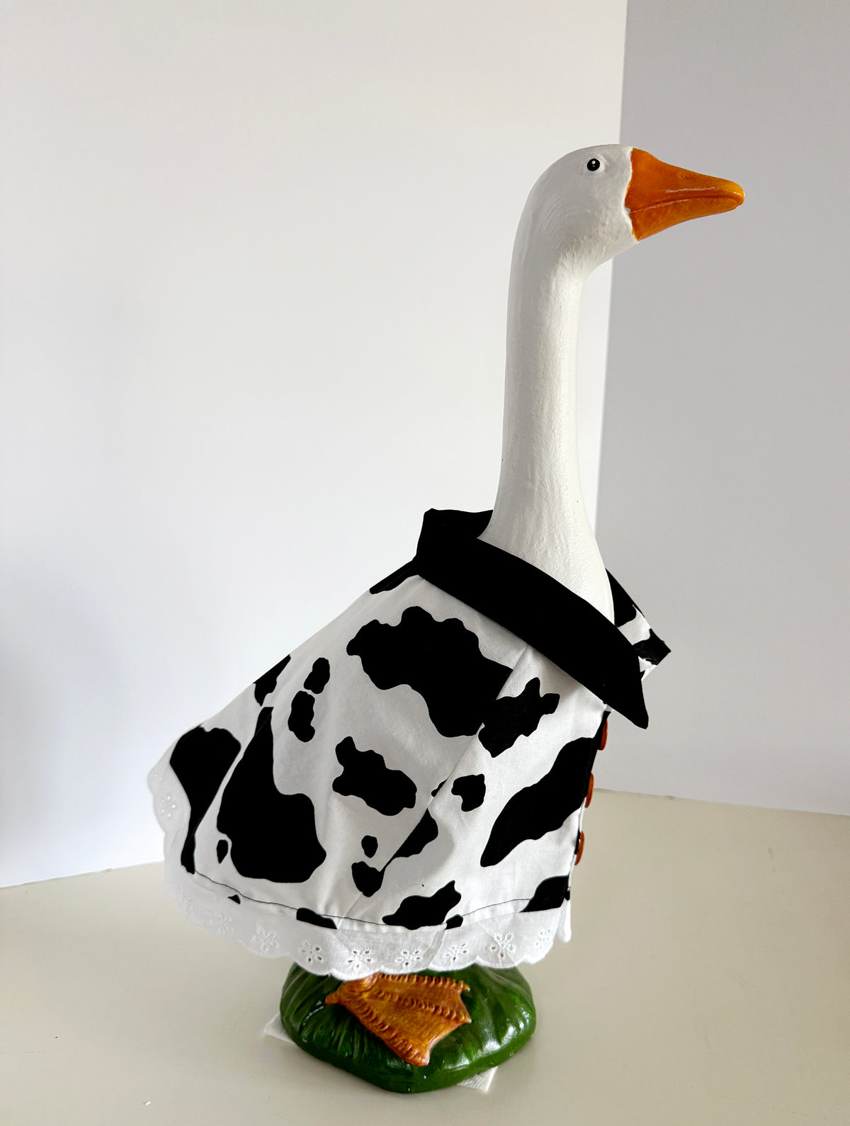 17-21"  Cow Print Basic Shirt Porch Goose