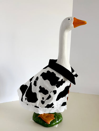 17-21"  Cow Print Basic Shirt Porch Goose