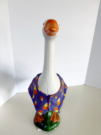 17-21"   Halloween reversible Vest Porch Goose