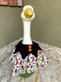 23"   Halloween Witch print dress with black collar -Porch Goose