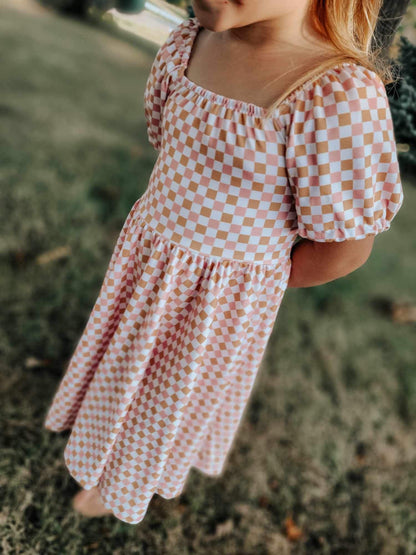 Angel Dress - Square Neck, twirly Knit Dress - Digital PDF Sewing Pattern