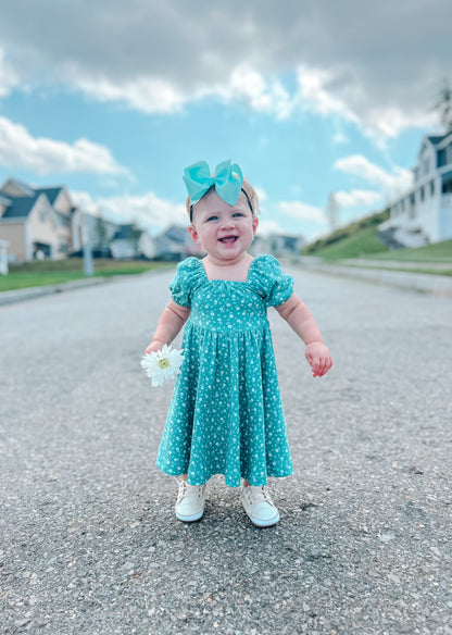 Angel Dress - Square Neck, twirly Knit Dress - Digital PDF Sewing Pattern