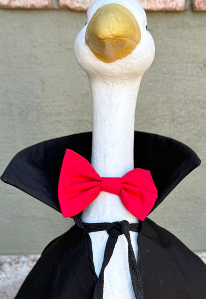 23" Porch Goose Dracula Costume Cape & Bow Tie - Digital Sewing Pattern