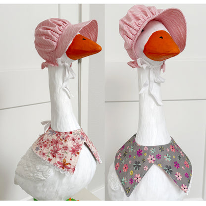 28" Goose Collar and Bonnet - Worn 2 ways and reversible
