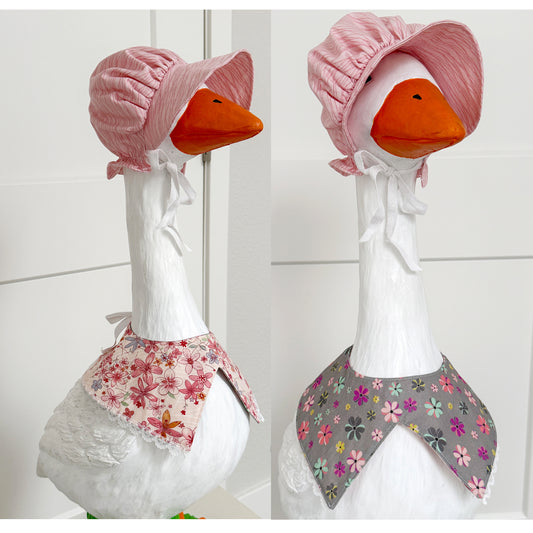 28" Goose Collar and Bonnet - Worn 2 ways and reversible