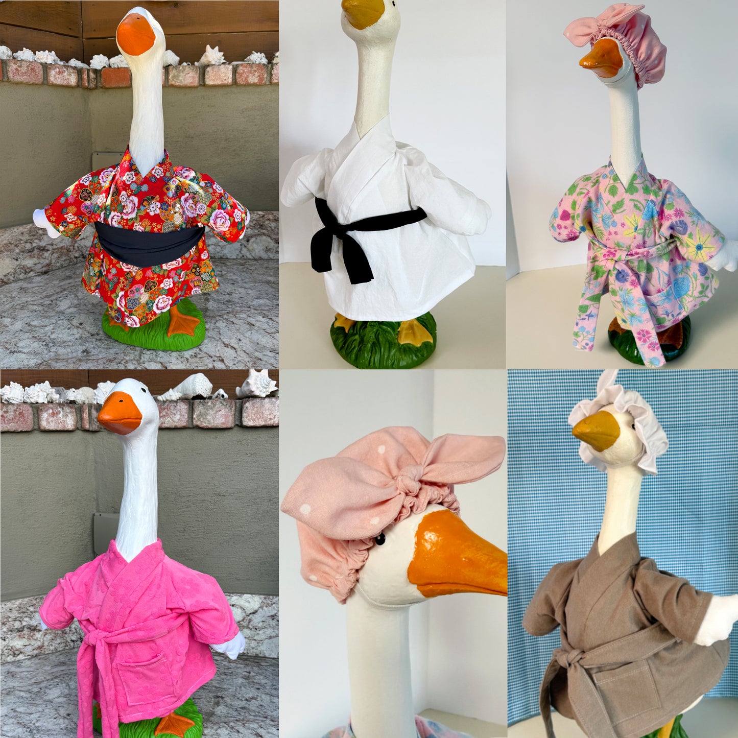 28"Goose Bathrobe and Cap - Digital Sewing Pattern