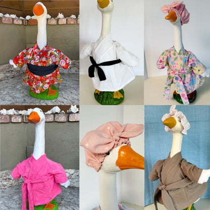 28"Goose Bathrobe and Cap - Digital Sewing Pattern