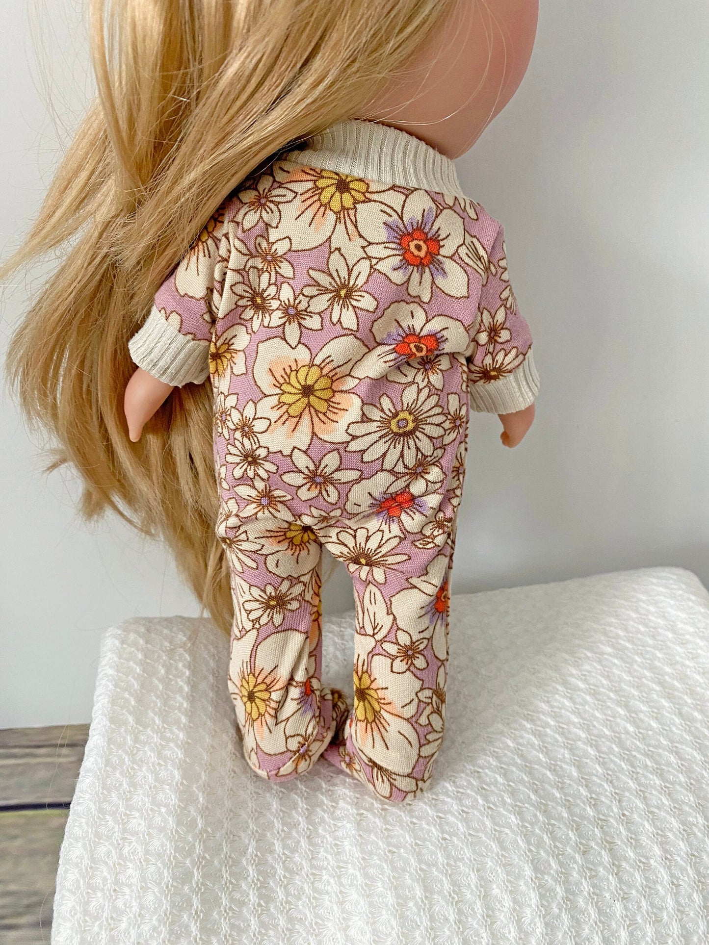 Mia Doll Footed Sleeper Pajamas  fits Nine's D'Onil 12"doll